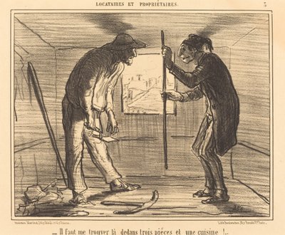 You must find me... three pieces... by Honoré Daumier