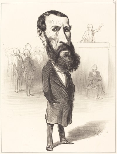 Jean-Louis Greppo by Honoré Daumier