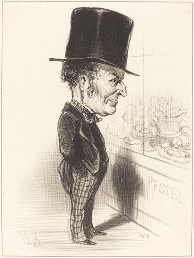 Jean Charles Besnard by Honoré Daumier