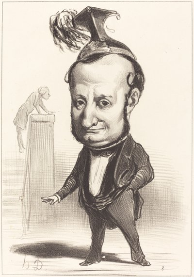 L.F. Raymond Wolowski by Honoré Daumier