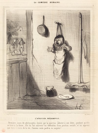 The Presumptive Heir by Honoré Daumier