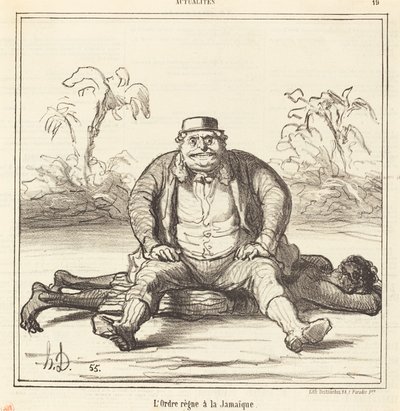 Order Reigns in Jamaica by Honoré Daumier