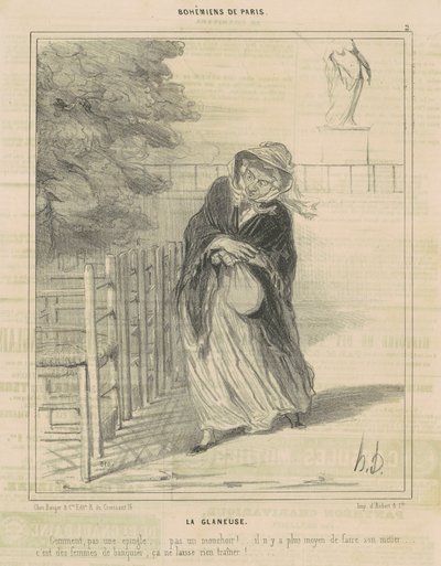 The Gleaner by Honoré Daumier
