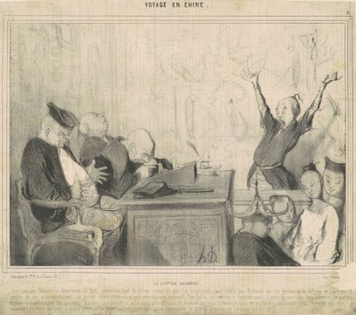 Chinese Justice by Honoré Daumier