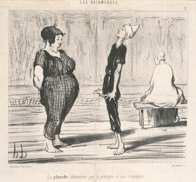 The Board Demonstrated by the Precept by Honoré Daumier