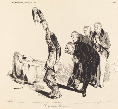 The First Wound by Honoré Daumier