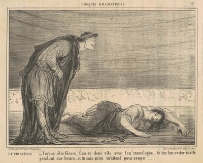 The Princess by Honoré Daumier