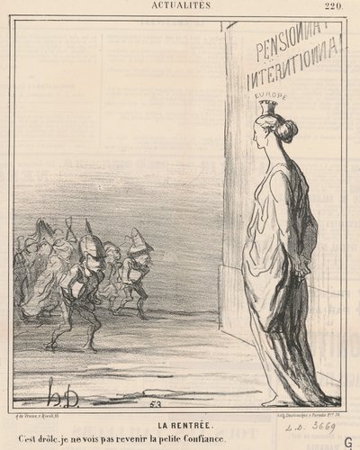 The Return by Honoré Daumier