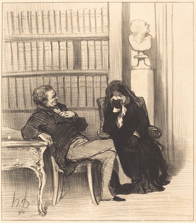 The Widow by Honoré Daumier