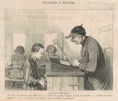 The Old Method by Honoré Daumier