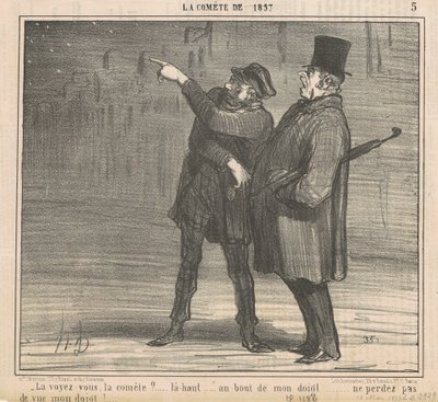 Do You See the Comet? by Honoré Daumier