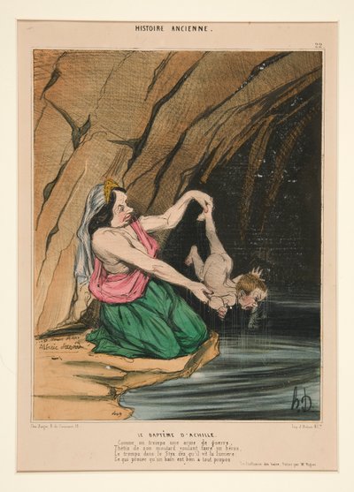 The Baptism by Honoré Daumier