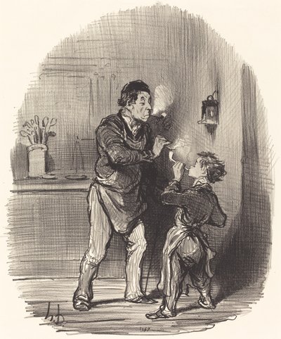 The Philosopher Ragpicker by Honoré Daumier
