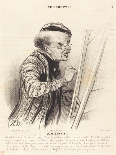 The Distracted by Honoré Daumier