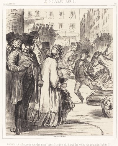 The New Paris by Honoré Daumier