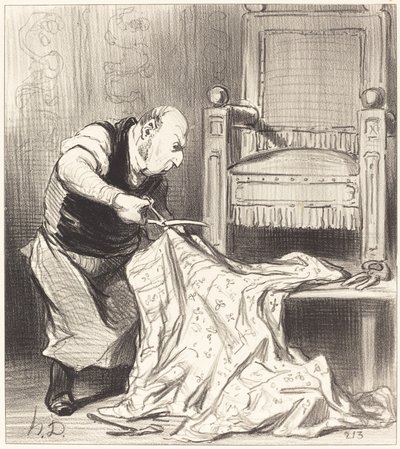 The New Crown Upholsterer... by Honoré Daumier