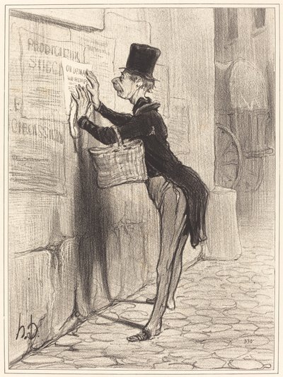 The Placer by Honoré Daumier