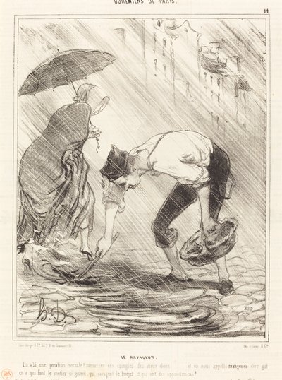 The Ravager by Honoré Daumier