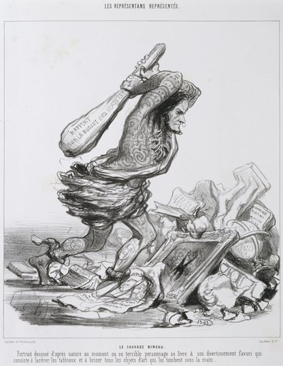 Le Sauvage Bineau by Honoré Daumier