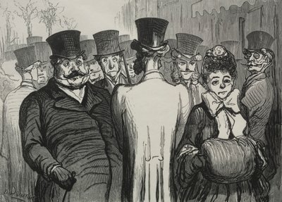 The Boulevard des Italiens by Honoré Daumier