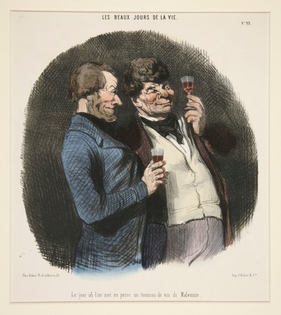 The Day When by Honoré Daumier