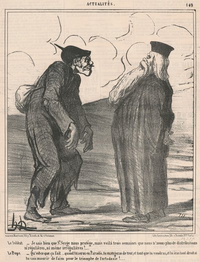 The Soldier... I Know... by Honoré Daumier