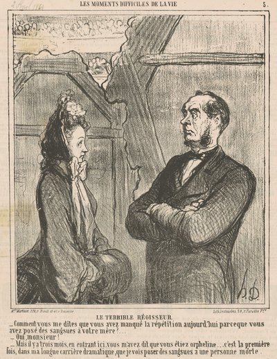 The Terrible Manager by Honoré Daumier