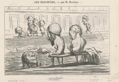 Is the water good? ... / A full water by Honoré Daumier
