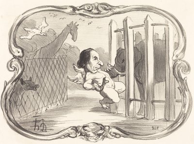 The Misfortunes of Chemist Dumas by Honoré Daumier