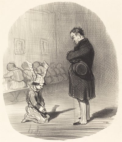 The Consequences of an Insurrection by Honoré Daumier