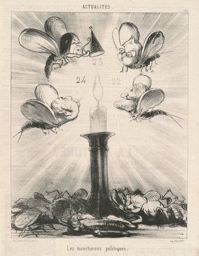 The Political Gnats by Honoré Daumier