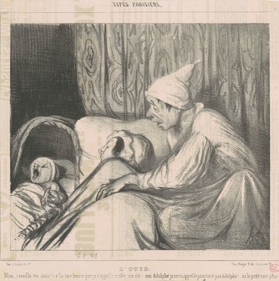 Hearing by Honoré Daumier