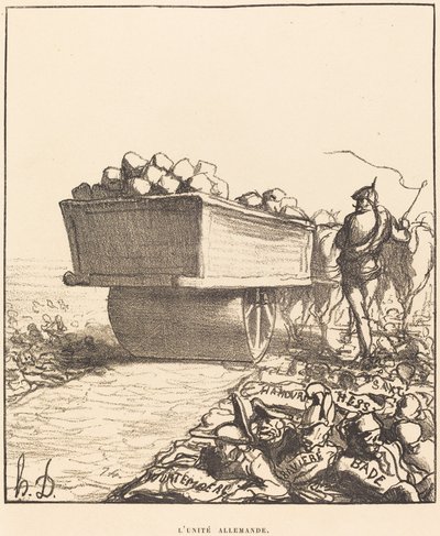 German Unity by Honoré Daumier