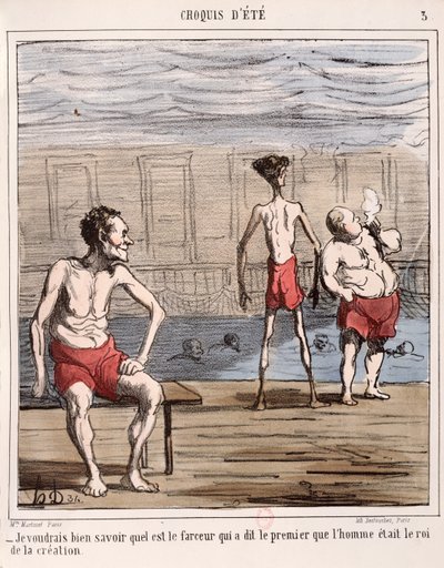 Man, the King of Creation by Honoré Daumier