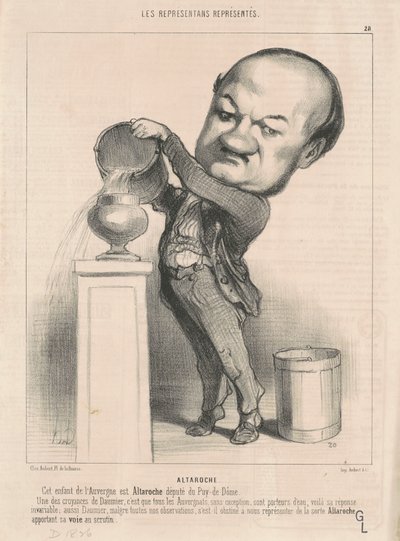 Marie Michel Altaroche by Honoré Daumier