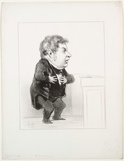 Michel Goudchaux by Honoré Daumier