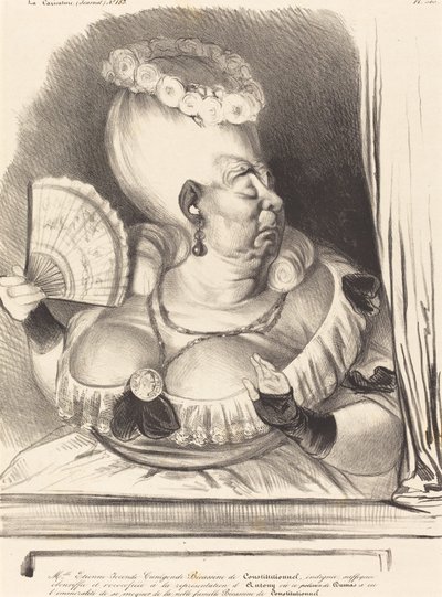 Mlle. Etienne-Goconde-Cunégonde-Bécassine by Honoré Daumier