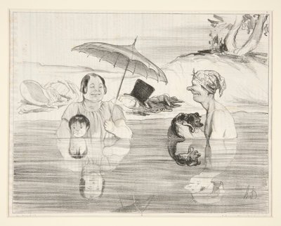 Mme. Greluche: Oh Gustave by Honoré Daumier