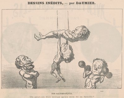 Our Acrobats by Honoré Daumier
