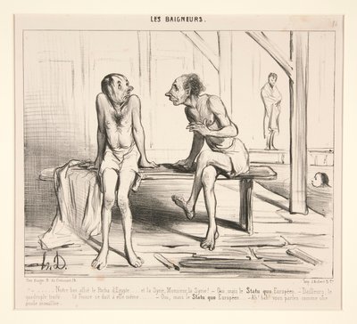 Our Good Ally the Pasha of by Honoré Daumier