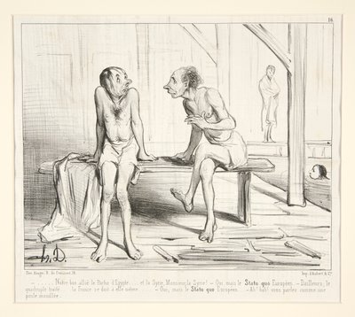 Our Good Ally the Pasha by Honoré Daumier