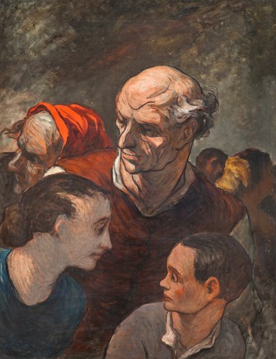 On The Barricades by Honoré Daumier