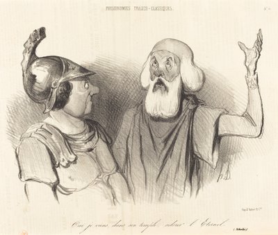 Yes, I Come, in His Temple... by Honoré Daumier