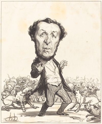 Ovide Remilly by Honoré Daumier