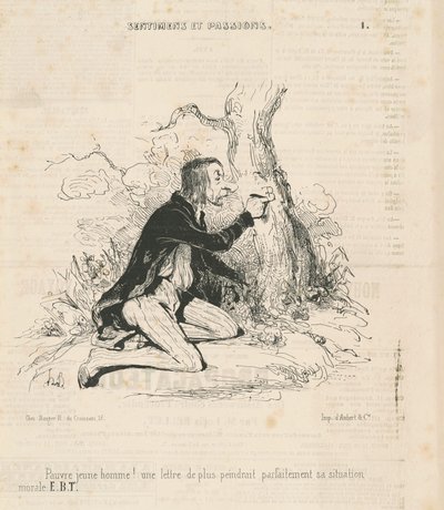 Poor Young Man! by Honoré Daumier
