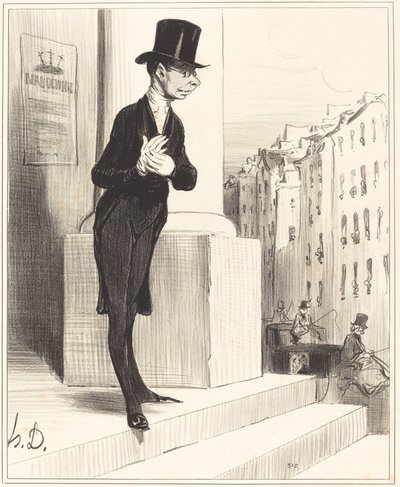 Pique-Assiette by Honoré Daumier