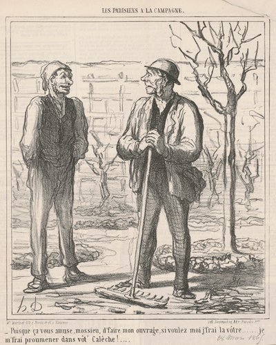 Since It Amuses You... by Honoré Daumier