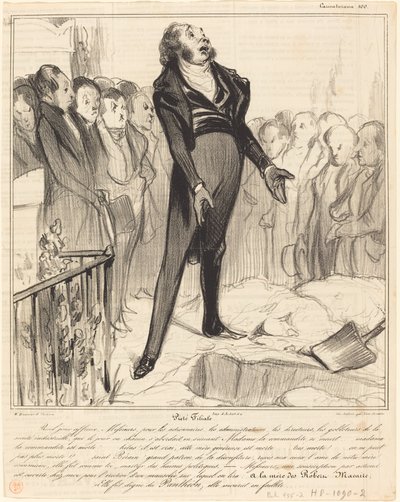 Filial Piety by Honoré Daumier