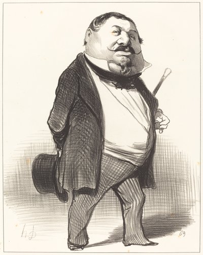 Prince Lucien Murat by Honoré Daumier