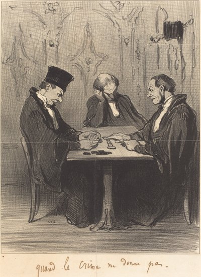 When Crime Does Not Pay by Honoré Daumier